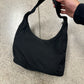 Bottega Veneta Black Canvas Hobo Bag