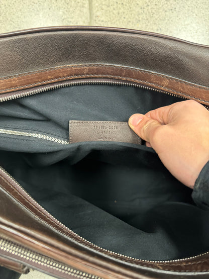 Balenciaga ‘Arena’ Brown Leather Work Bag