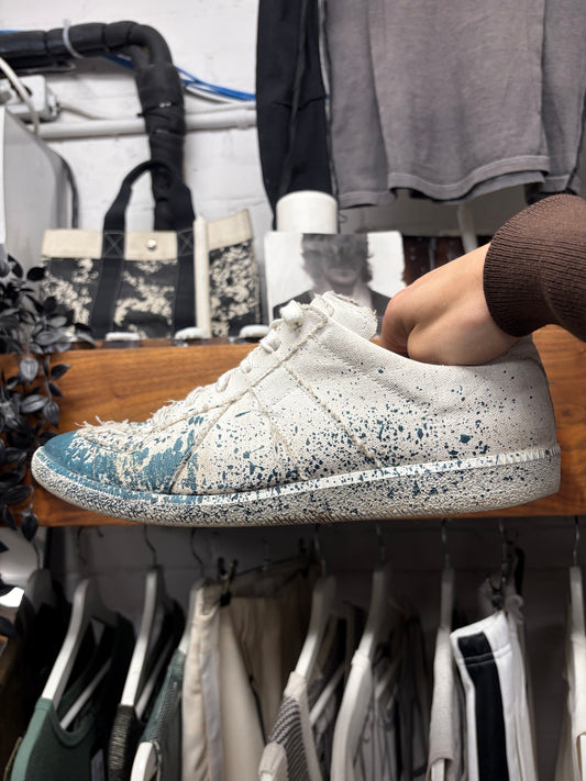 Maison Margiela Limited Edition ‘Paint Splatter’ G.A.T. Low Top Sneakers
