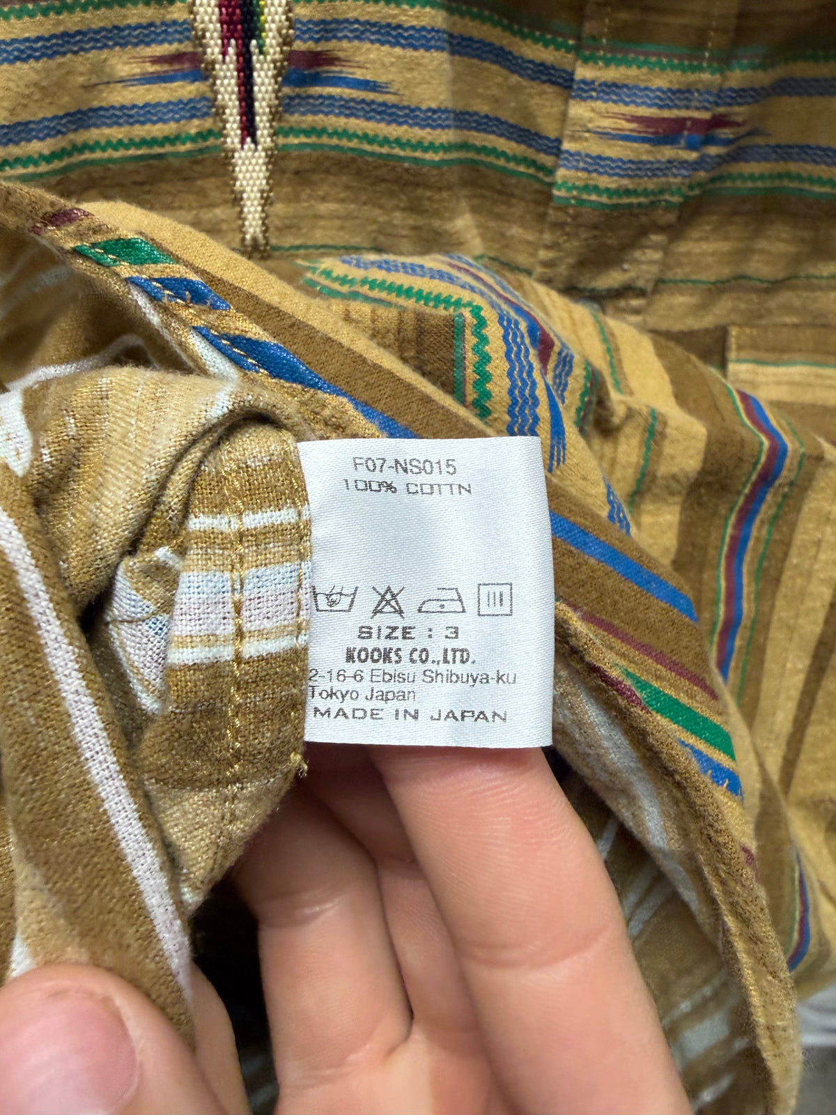 AW2005 Number (N)ine ‘The High Streets’ Ortega Full Print Shirt