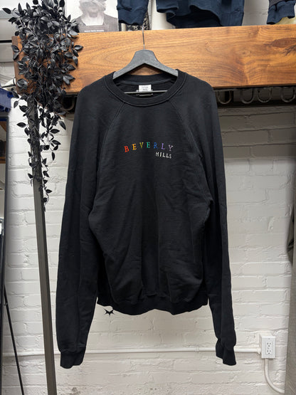 AW2018 Vetements ‘Beverly Hills’ Embroidered Logo Sweatshirt