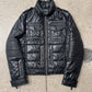 Neil Barrett Down Filled Black Moto-Biker Jacket