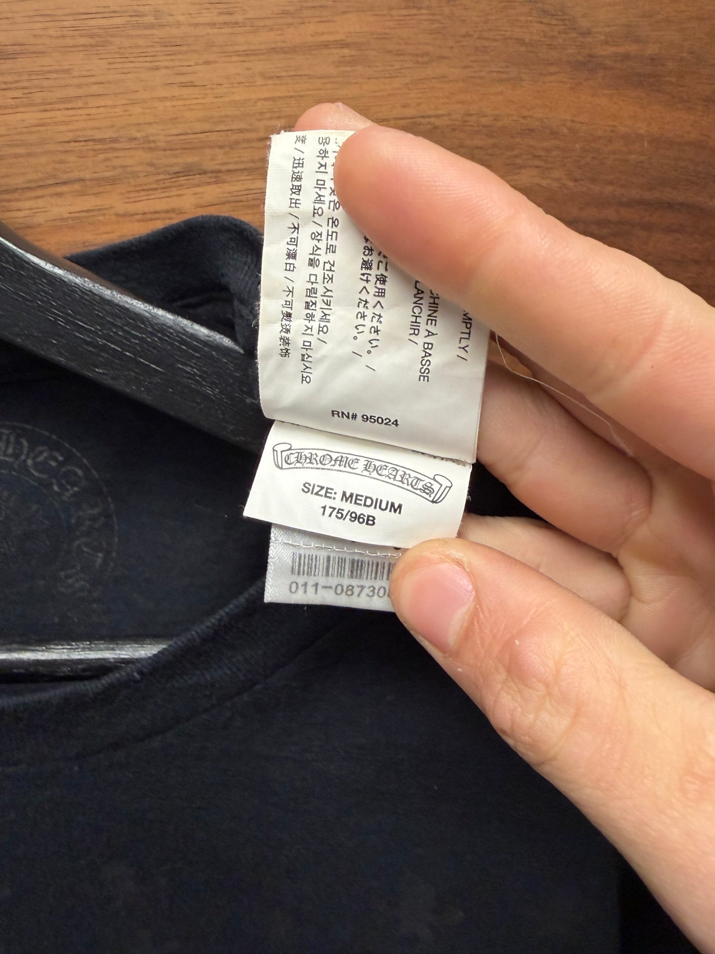 Chrome Hearts ‘Foti Monogram’ Black Graphic T-Shirt