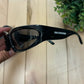 Balenciaga ‘Swift’ Sleek Black Sunglasses