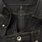 SS2020 Rick Owens ‘Collapsed Pocket’ Waxed Black Denim