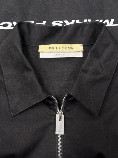 Alyx Studios Black Zip-Up Work Jacket