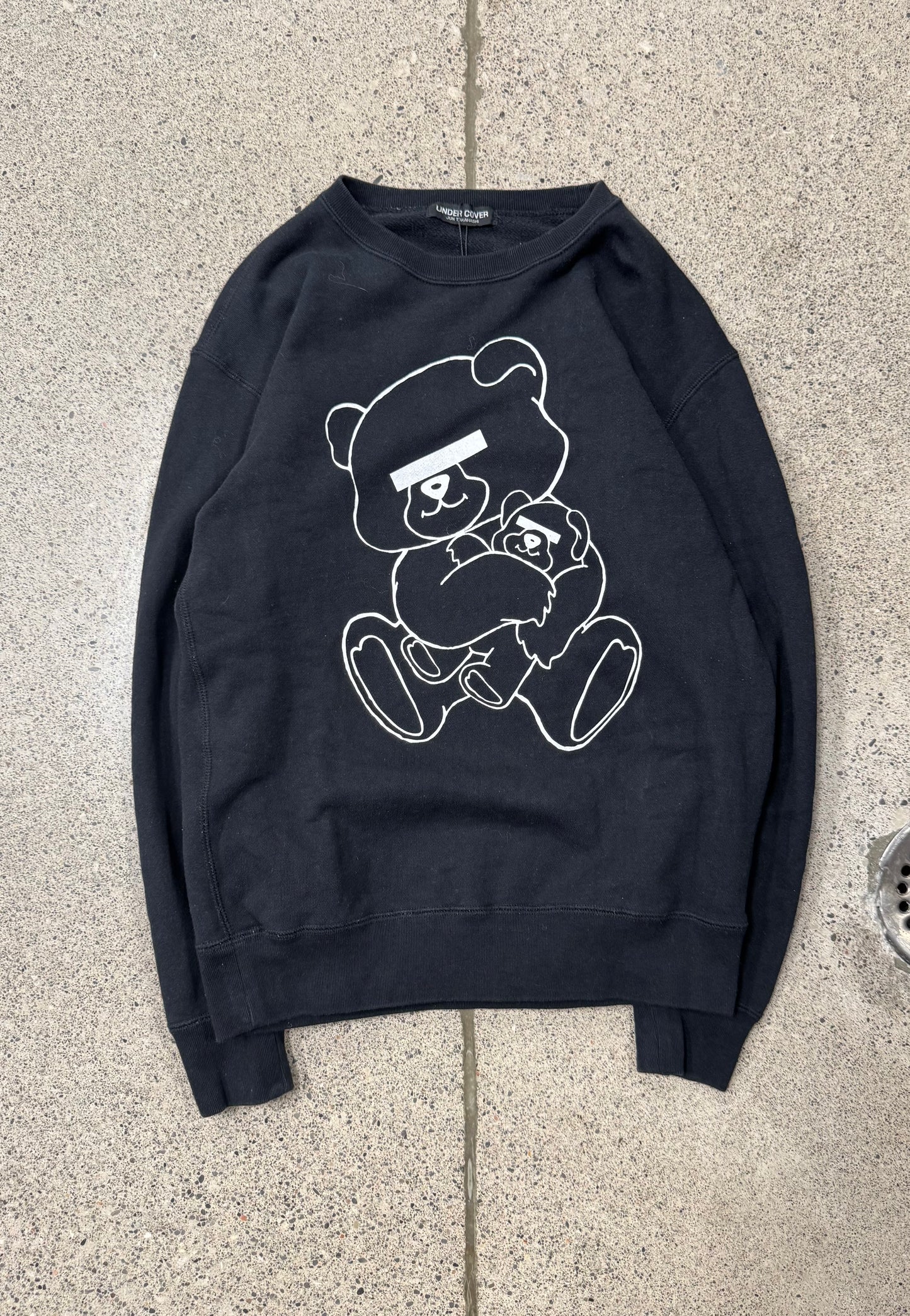 Undercover ‘Skoloct Bear’ Black Graphic Sweatshirt