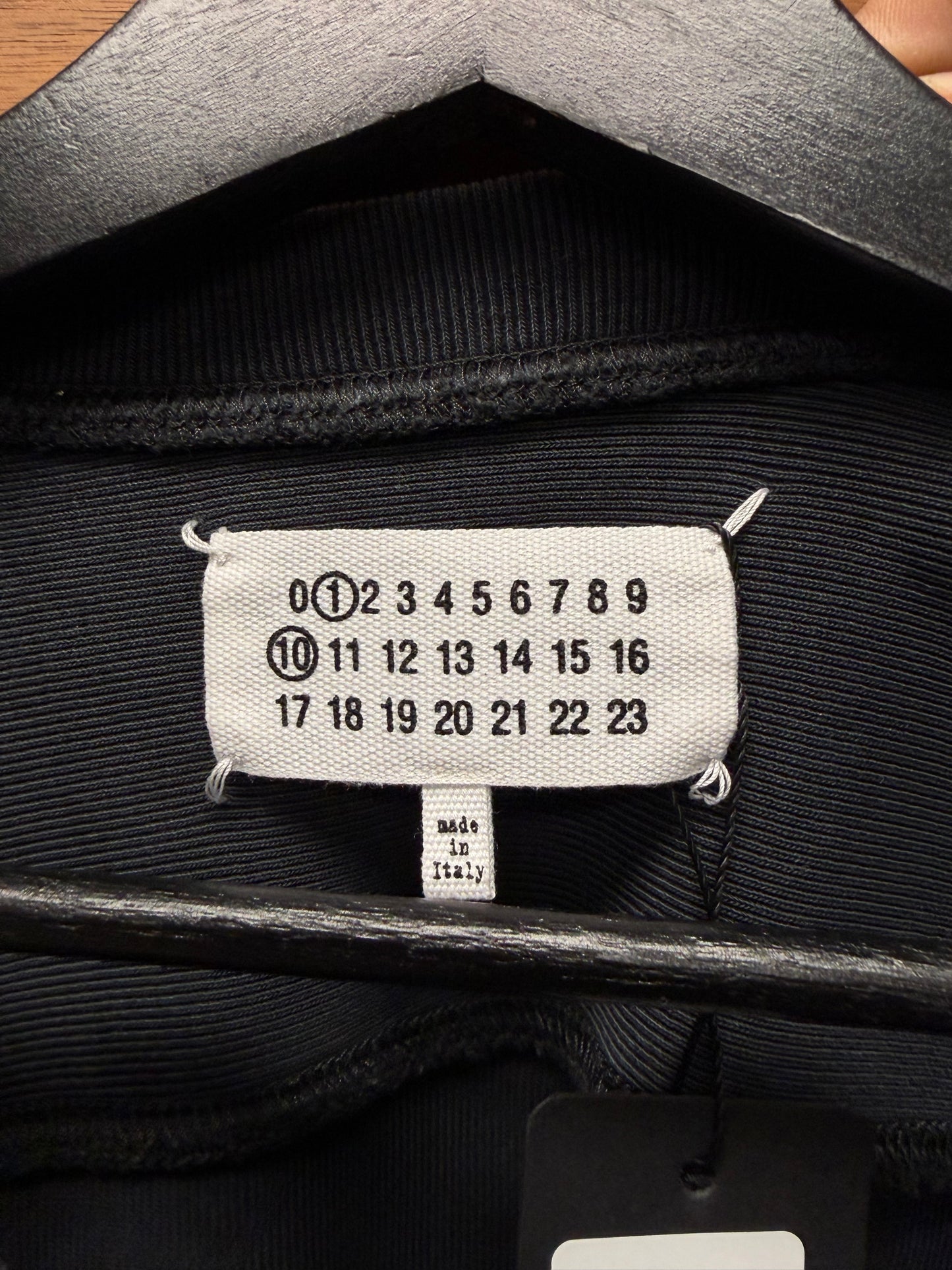 Maison Margiela Heavyweight Washed Black Sweatshirt