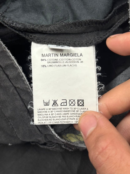 Maison Martin Margiela Brown Wide Leg 3/4 Length Shorts