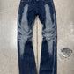 Issey Miyake ‘A.P.O.C.’ Digital Distressed Flared Jeans