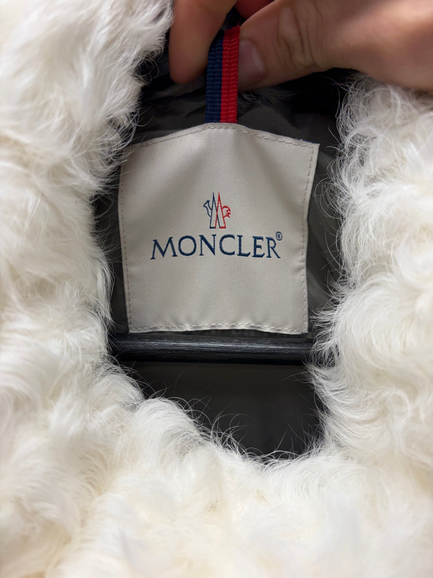 Moncler ‘Kerria’ Shearling Trim Down Filled Jacket