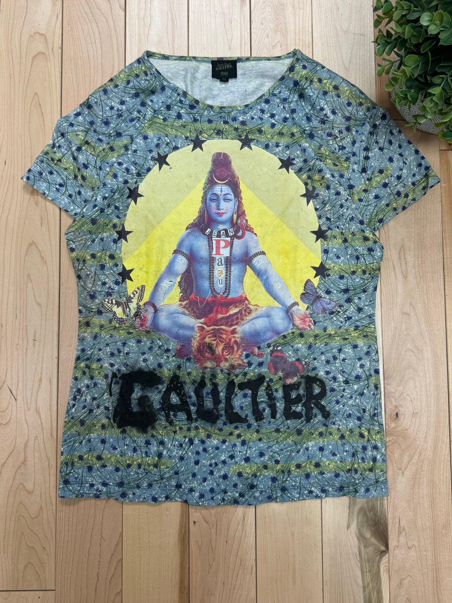 1990s Jean Paul Gaultier Hindu Goddess ‘Kali’ Short Sleeve Shirt