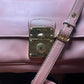 Miu Miu Pink Leather Full Size Crossbody/Top Handle Bag