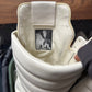 Rick Owens ‘Cargobasket’ Milk/White Leather High Top Sneakers