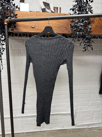 Yohji Yamamoto Y’s Ribbed Wool Stretch Long Sleeve