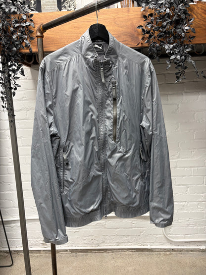 Hussein Chalayan x Puma Grey Nylon Shell Track Jacket