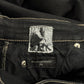 Rick Owens DRKSHDW ‘Bolans’ Bootcut Waxed Black Flared Denim