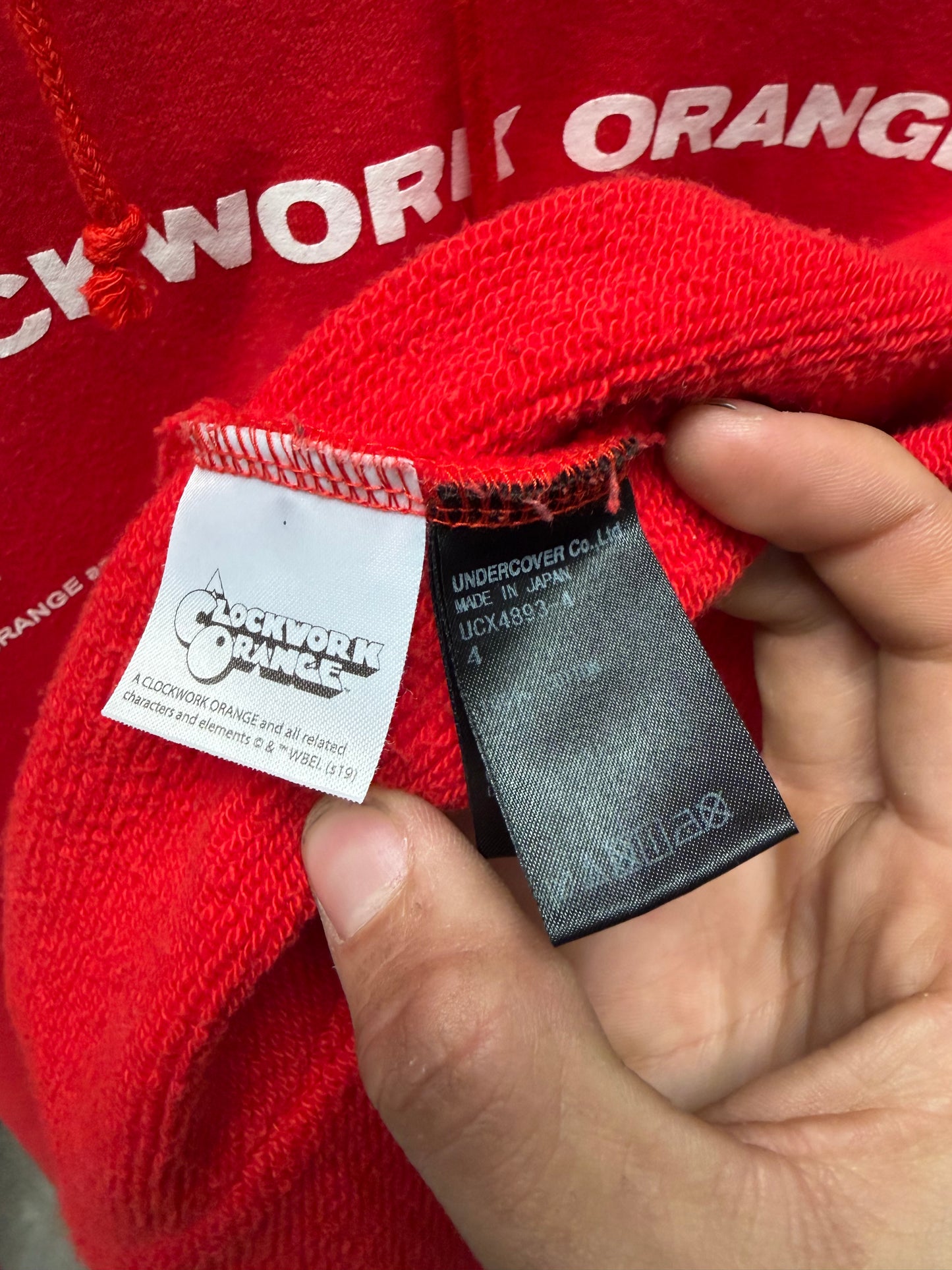 AW2018 Undercover ‘A Clockwork Orange’ Hoodie