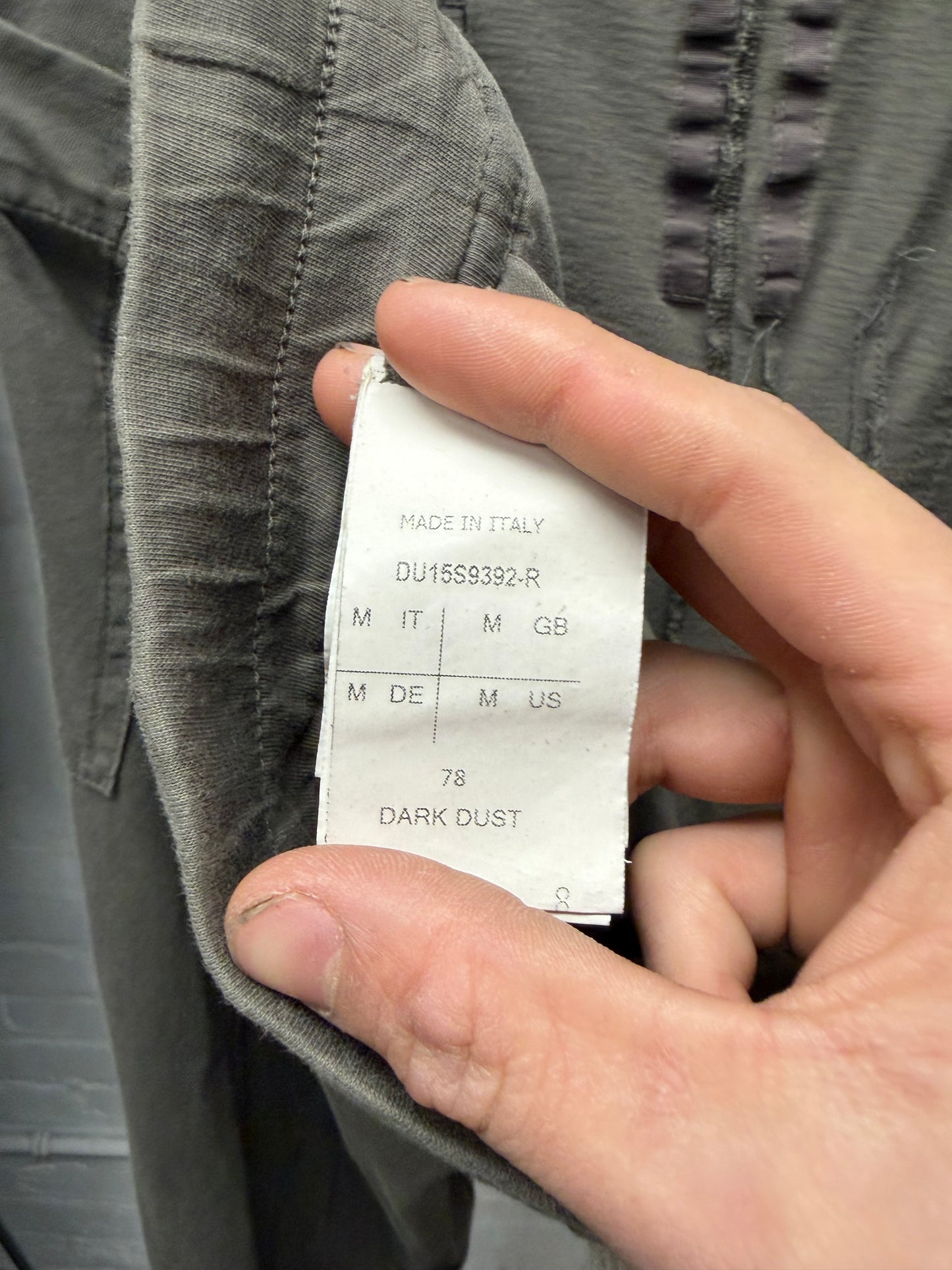 SS2015 Rick Owens ‘Faun’ Dark Dust ‘Berlin’ Drawstring Sweatpants