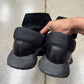 Rick Owens x Adidas ‘Vicious’ Black Leather Tech Runners