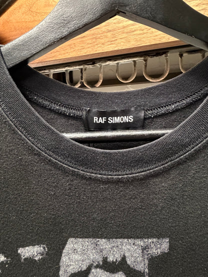 SS2019 Raf Simons Black Graphic ‘Cutoff’ Tank Top