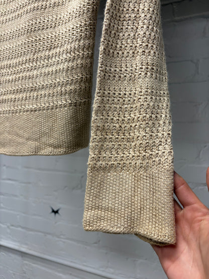 2005 Gucci Silk Knit Plunge Neckline Sweater