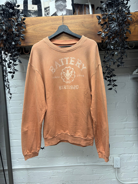 2009 Kapital Sun Faded Orange ‘Varsity’ American Collegiate Inspired Sweatshirt