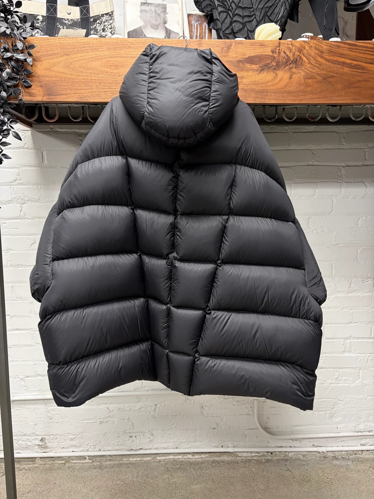 Rick Owens Black Jumbo Duvet ‘Peter’ Oversized Down Puffer Jacket