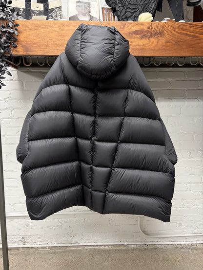 Rick Owens Black Jumbo Duvet ‘Peter’ Oversized Down Puffer Jacket