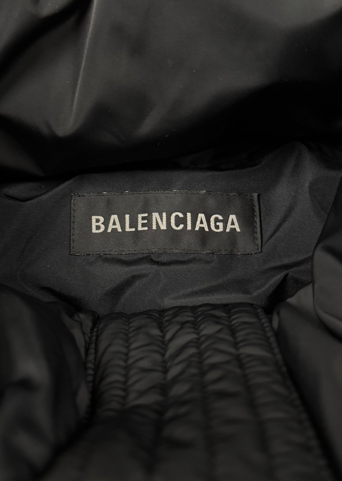 AW2024 Balenciaga ‘DIY Metal Logo’ Oversized Down Fill Puffer Jacket