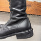 Ann Demeulemeester ‘Danny’ Knee High Calfskin Leather Combat Boots