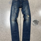 Dior Homme ‘Cool Summerday’ Raw Blue Distressed Unaltered Denim