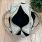 Balenciaga ‘Giant 21’ Black Suede/White Leather City Shoulder Bag