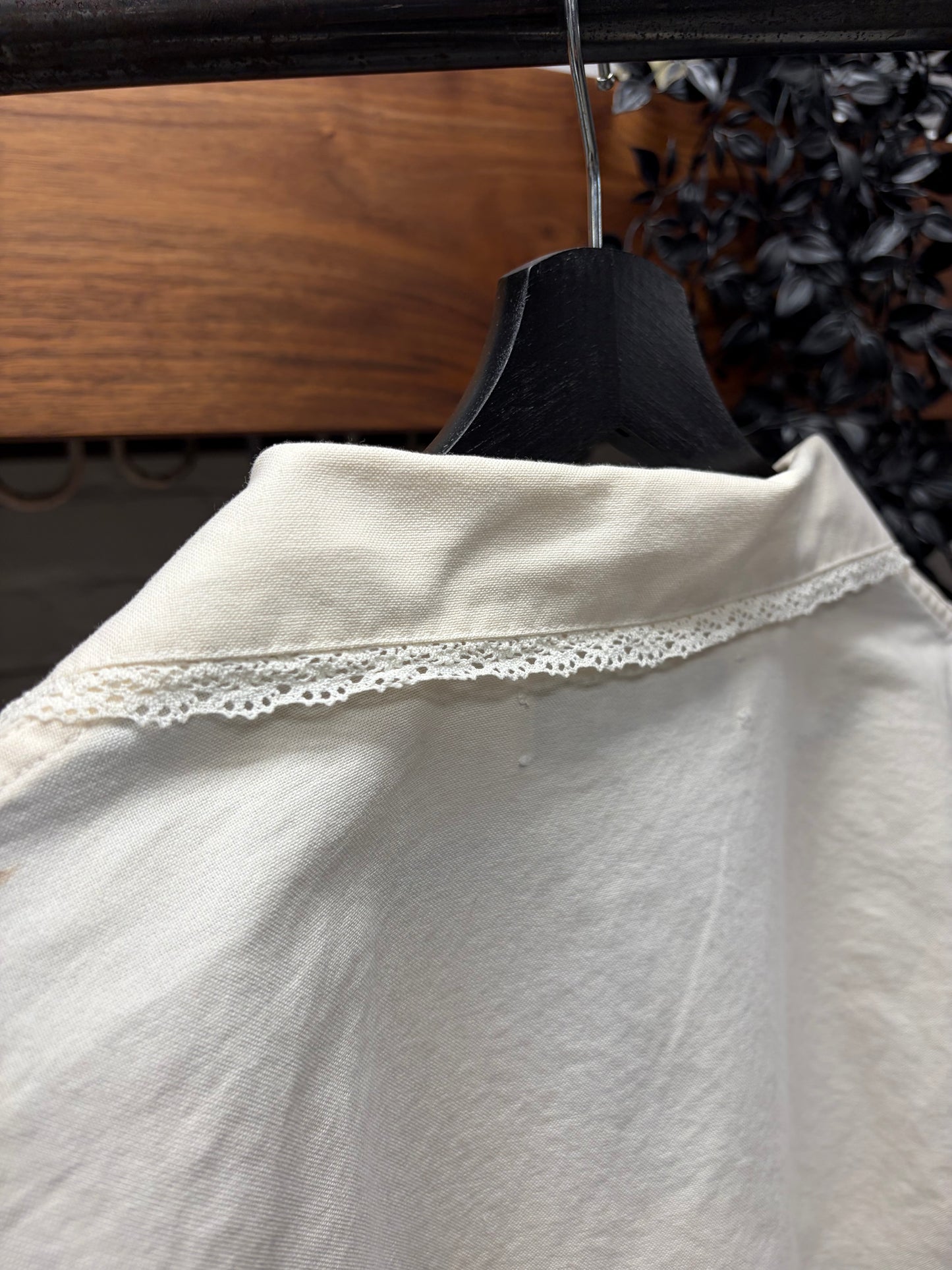 Our Legacy ‘Lace Trim’ Collared Button Up Shirt