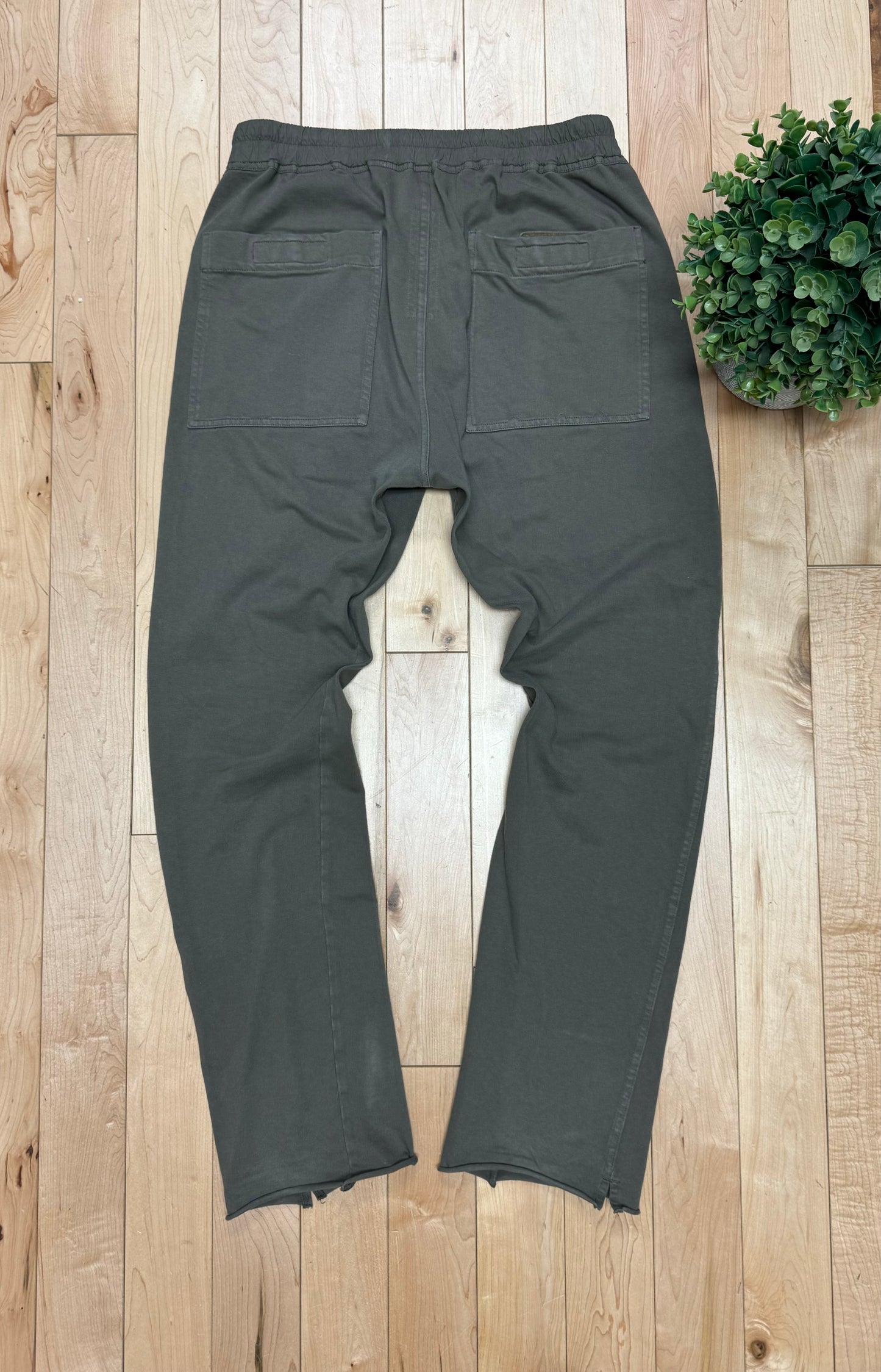 Rick Owens ‘Dust’ Brown Drawstring Sweatpants