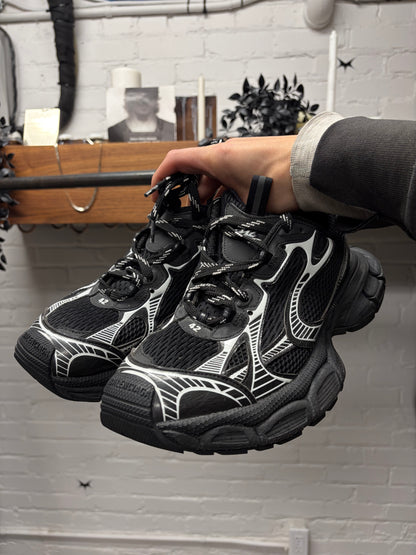 Balenciaga ‘3XL’ Black/Silver Oversized Low Top Sneakers