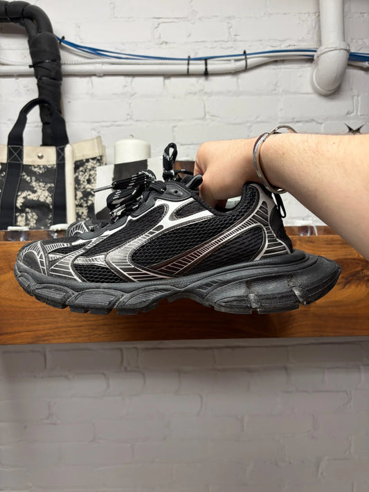 Balenciaga ‘3XL’ Black/Silver Low Top Athletic Sneakers