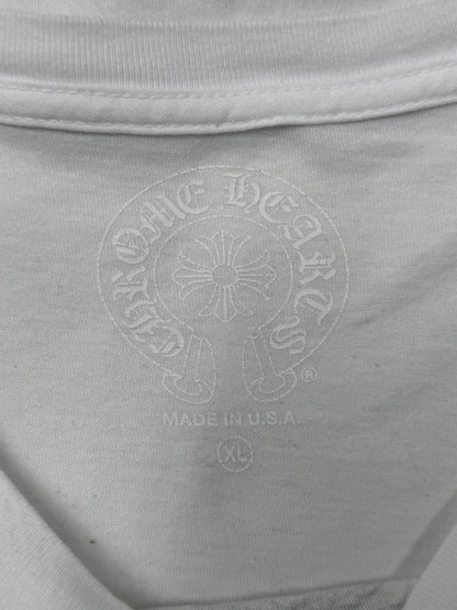 Chrome Hearts ‘Foti’ Skull Motif White Graphic T-Shirt