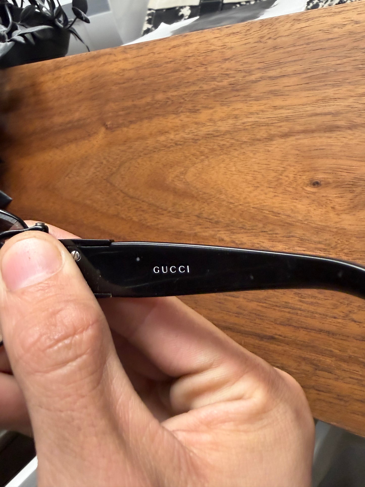 Gucci Black Guccisima Monogram ‘Horsebit’ Sunglasses