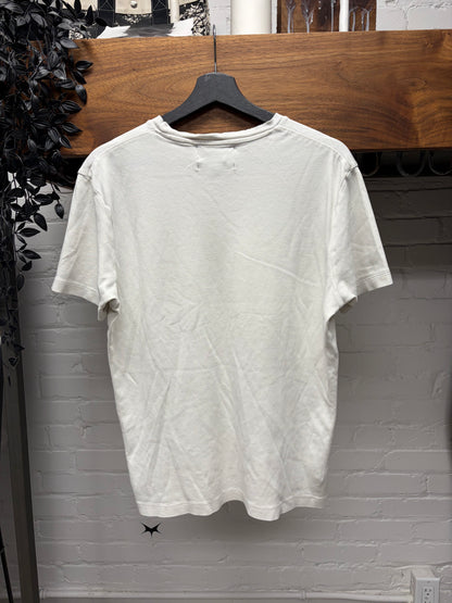 Raf Simons x Fred Perry Patch Logo White T-Shirt