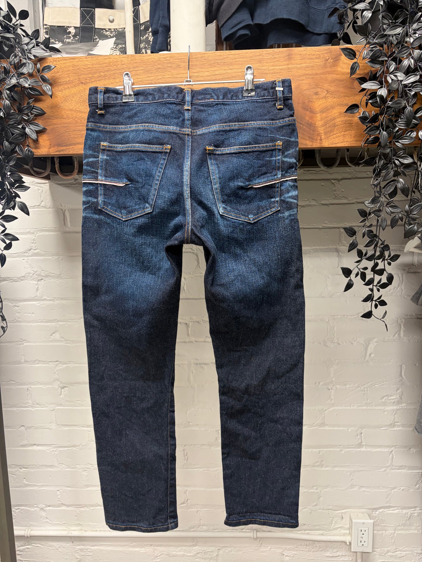 Dior Homme Japan Exclusive Raw Washed Blue Selvedge Skinny Jeans