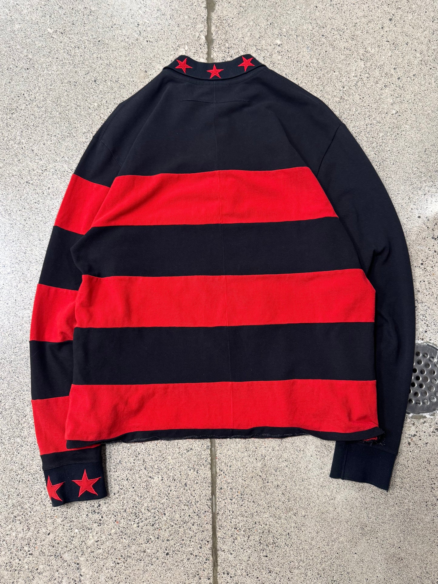 AW2012 Givenchy ‘Stars & Stripes’ Rugby Long Sleeve Polo
