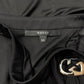 Gucci ‘Britt’ Heart Flowy Draped Black Skirt