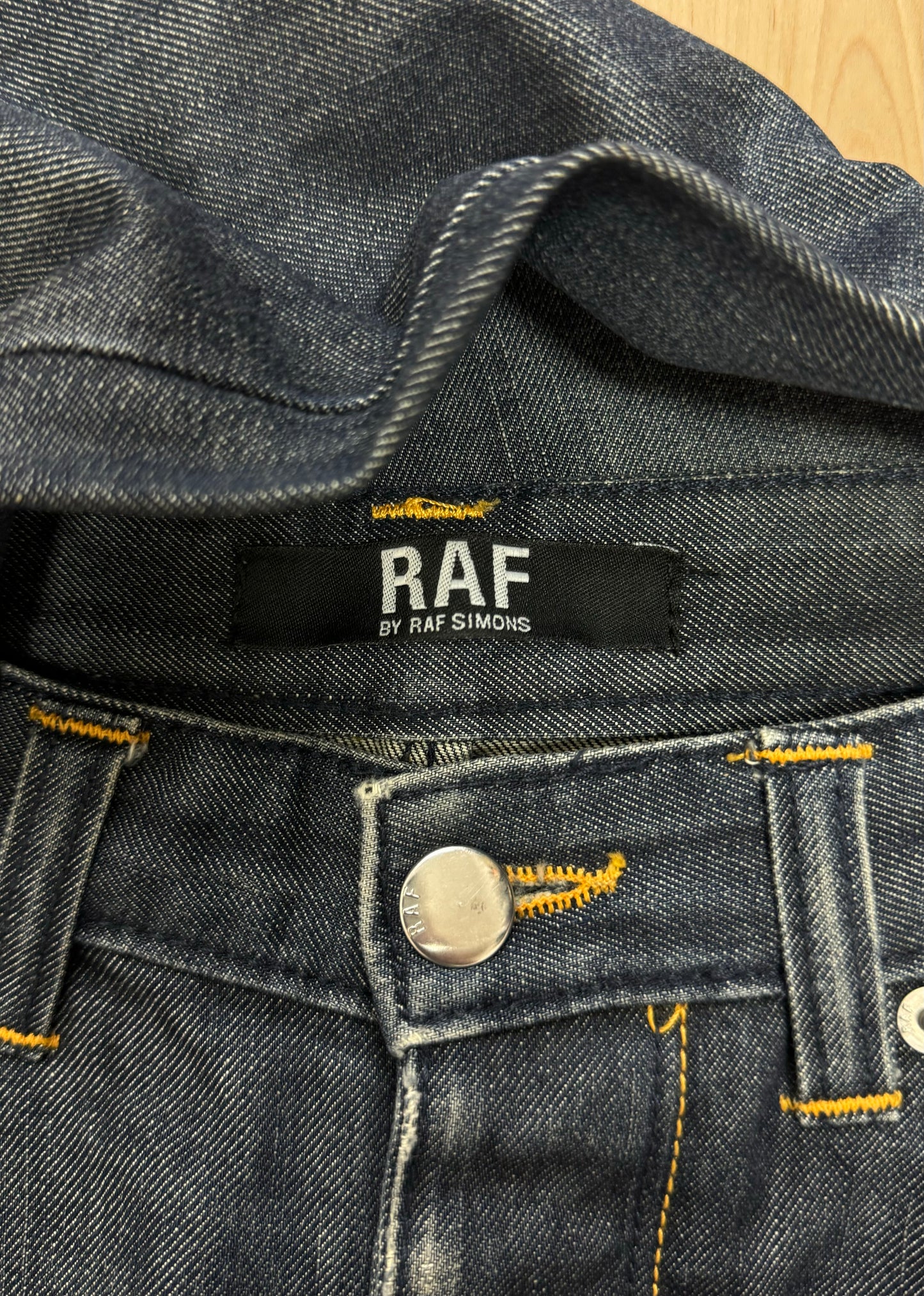 Raf Simons Raw Grey Slim/Skinny Cut Denim