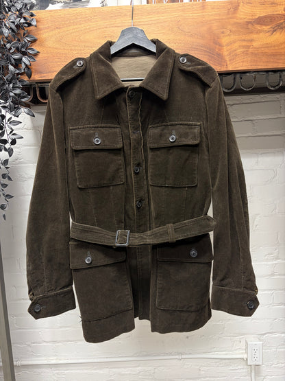 Vintage Yohji Yamamoto ‘Y’s’ Brown Corduroy Belted Field Jacket