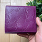 Yves Saint Laurent Purple Monogram Wallet