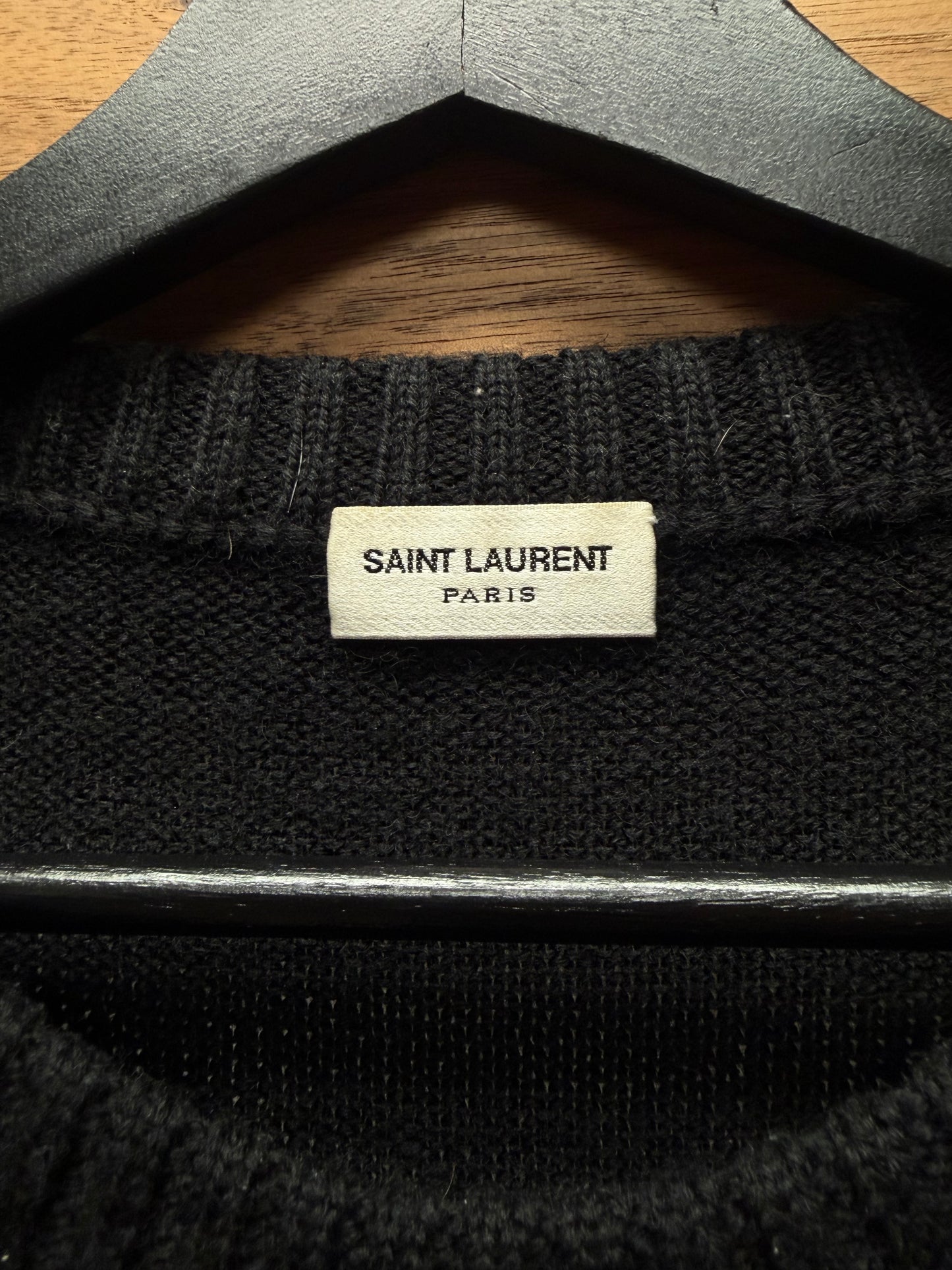 SS2016 Saint Laurent by Hedi Slimane ‘Surf Sound’ T-Rex Knit Sweater