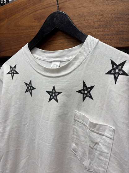 Chrome Hearts ‘Stars Logo’ White Graphic T-Shirt