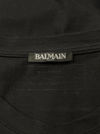 AW2017 Balmain ‘Paris Panthers’ Black Graphic T-Shirt