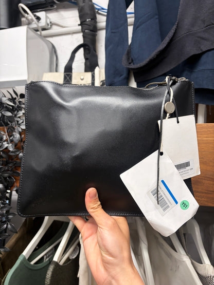 Hood By Air ‘Classics’ Embossed Black Leather Square Pouch